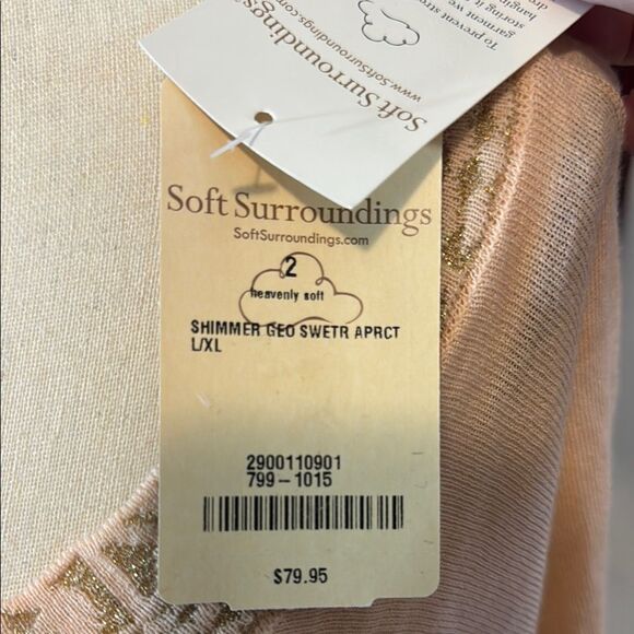 Pink Boxy Tunic with Bib Collar and Embellishments - Picture 5 of 9